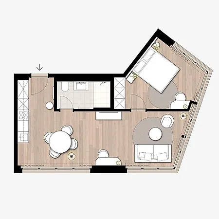 شقة فندقية - Franklinstrasse